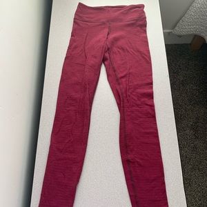 Pink lululemon leggings
